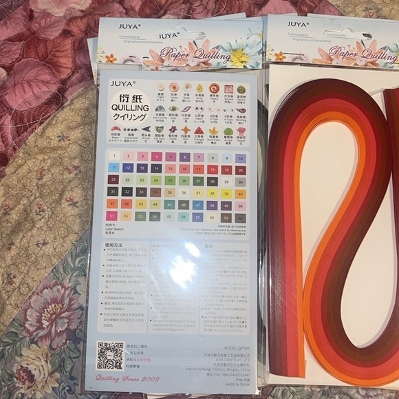 JUYA Paper Quilling Strips - Multicolor Set - Picture 2 of 5